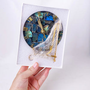 卸売 天然クリスタル ヒーリングストーン クリスタル時計 装飾用 - Product Image 2