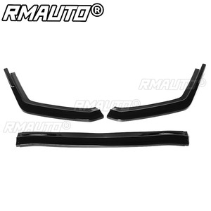 Carbon Fiber Front Bumper Lip Chin Bumper Body Kits <b>Splitter</b> Diffuser Protector Cover Deflector for Subaru WRX STI 2015-2019 - Product Image 3