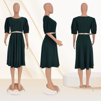 Robe plissée en forme de A estivale et charmante, robe de bureau pour femmes, robes décontractées pour femmes africaines