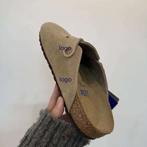 Zuecos de Verano para <span class=keywords><strong>Mujer</strong></span>, Punta Cerrada, Transpirables, Acolchados, Suela Suave de PVC, Terciopelo de Algodón, Antideslizantes, <span class=keywords><strong>EVA</strong></span> - Product Image 3