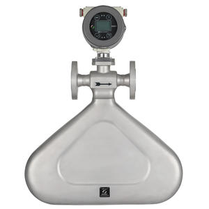 स्टेनलेस स्टील पोर्टेबल टरबाइन थर्मल द्रव्यमान प्रवाह मीटर त्रिकोण आकार चर क्षेत्र जल तेल डीजल ओम अनुकूलन योग्य वायु - Product Image 3