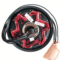 Moteur de roue arrière 12 pouces 5000W 72V pour trottinette électrique, pièces de rechange, moteur de moyeu de moto avec contrôleur