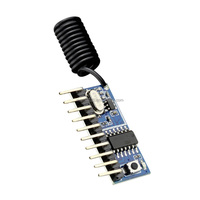 Module récepteur de décodage d'émetteur de codage sans fil 433MHz 6 sorties CH 8 CH