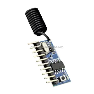 433MHz Wireless Coding Transmitter Decoding Receiver Module 6 CH 8 CH Outputs