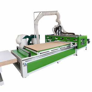Router CNC 1325 <span class=keywords><strong>con</strong></span> Alimentazione Automatica ATC, Raffreddamento ad Aria 9Kw, Sistema di Controllo Syntec/LNC, <span class=keywords><strong>con</strong></span> Aspiratore da 3 Kw, Prezzi di Fabbrica Jinan Mosencnc - Product Image 6