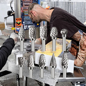 Fresa Rotativa de Carboneto 3*6mm, Cabeça de Retificação de Aço de Tungstênio para Marcenaria e Escultura em Madeira, Lâmina de Escultura com Haste de 1/8, OEM Strong Ostricch - Product Image 2