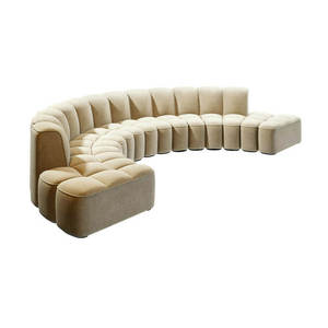 Canapé modulaire convertible en forme de serpent sans fin pour restaurant, semi-circulaire, de luxe, pour salon - Offre spéciale - Product Image 4