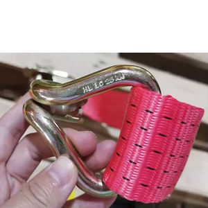 Fábrica al por mayor 5 toneladas 50mm correas de <span class=keywords><strong>amarre</strong></span> resistentes trinquete poliéster Cintas De <span class=keywords><strong>Amarre</strong></span> para accesorios de camiones - Product Image 4