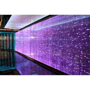 TULED Advertising Glass Window TV Curtain Price Indoor LED Transparent Screen for Shopping Mall