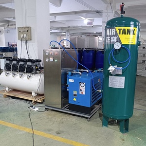 Yağsız sessiz hava kompresörü ve azot gazı tankı ile özelleştirilmiş azot jeneratörü makinesi PSA azot jeneratörü - Product Image 2