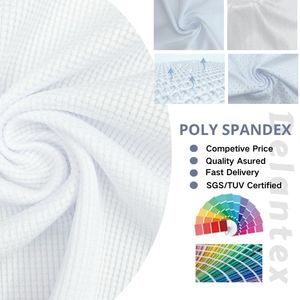 Chất Lượng Cao Polyester Jacquard Bóng Đá Đồng Phục Waffle Vải Thăng Hoa Thể Thao Jersey Vải Mẫu Miễn Phí - Product Image 1