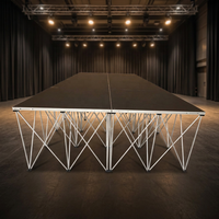 Plateforme de scène carrée pliable en gros pour banquets d'hôtel