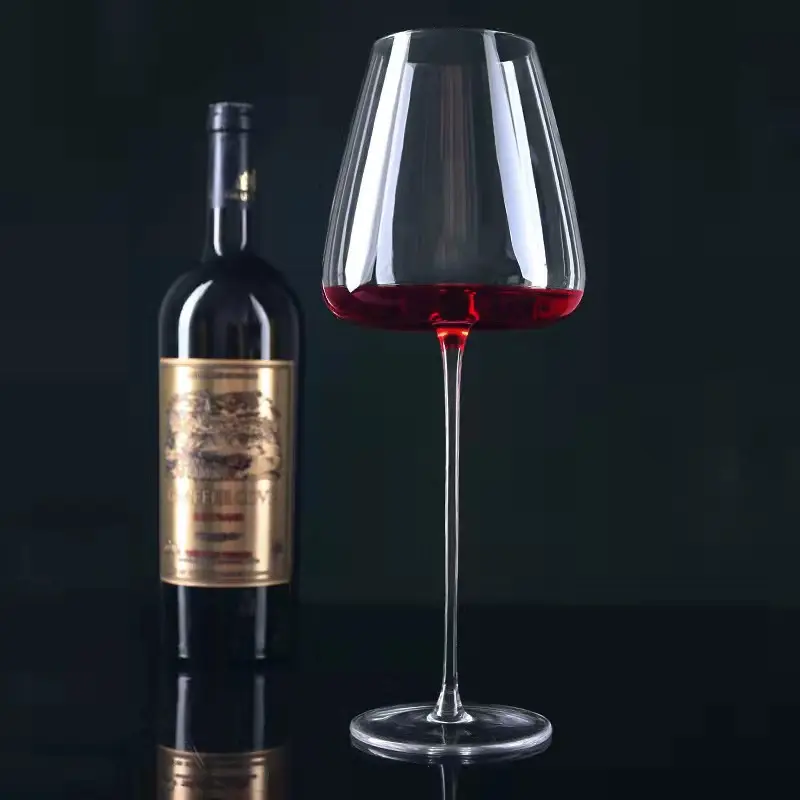 Wholesale Luxury Popular Custom Crystal Red Wine Goblet Unique Wine Glasses Glassware For Wedding