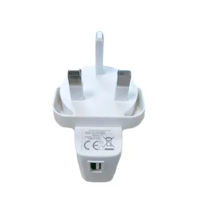 Uk Power Adapter Wall Mounted in stock 5w Ac Adaptor CE Certified UK 3 Pin Plug Power Adapter 5v 1a Ac Dc Power Supply