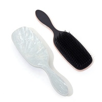 FYD vente en gros de haute qualité marbre motif peigne à cheveux Anti enchevêtrement cuir chevelu Massage peigne à cheveux Salon maison barbier femmes filles brosse à cheveux