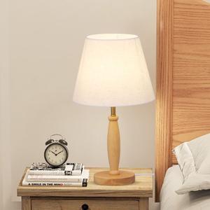 Modern Minimalist Nordic Style LED Table Lamp Warm Creative Solid Wood for Home Hotel Cross-Border Bedroom Bedside Lamp - Product Image 5