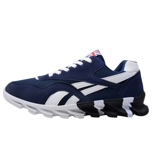 Zapatillas deportivas casuales para hombre con diseño de cuchilla, con cordones, puntera cerrada, a la moda, con forro de malla para verano, para caminar - Product Image 4