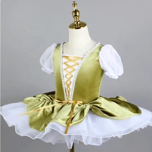 Tutus de Ballet Color Pálido para Niñas, Disfraces de Danza Profesionales para Actuaciones en Escenario, Venta al Por Mayor - Product Image 2