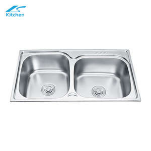 Moderno lavaggio dei capelli <span class=keywords><strong>cucina</strong></span> lavanderia <span class=keywords><strong>vasca</strong></span> <span class=keywords><strong>lavello</strong></span> 88x48cm forte 304 materiale acciaio doppia <span class=keywords><strong>vasca</strong></span> <span class=keywords><strong>lavello</strong></span> - Product Image 1