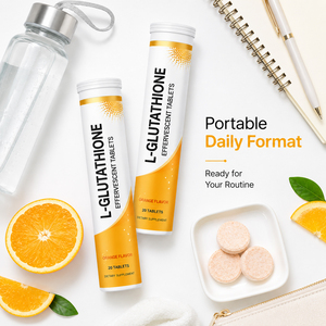 Comprimés effervescents de L-glutathion réduit, supplément de vitamine C, antioxydant, éclaircissant, beauté, soutien immunitaire pour adultes, halal - Product Image 2
