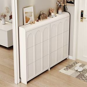 <span class=keywords><strong>Meuble</strong></span> à <span class=keywords><strong>chaussures</strong></span> ultra-fin de style crème pour la maison, <span class=keywords><strong>meuble</strong></span> de rangement intégré pour l'entrée, <span class=keywords><strong>petit</strong></span> appartement, nouveauté 2024 - Product Image 1