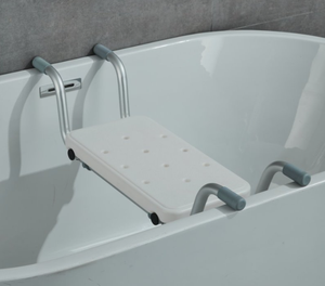 Badewanne Dusch stuhl Badewannen bänke aus Aluminium legierung Badesitz, einstellbare Länge für ältere Menschen, Behinderte - Product Image 5