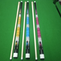 Akçaağaç Bilardo İstakası Büyük Başlıklı 13mm Uçlu 1/2 Bölmeli 2 Parçalı Hafif Dayanıklı Paslanmaz Çelik Bağlantılı Akçaağaç Ahşap 12mm Toptan