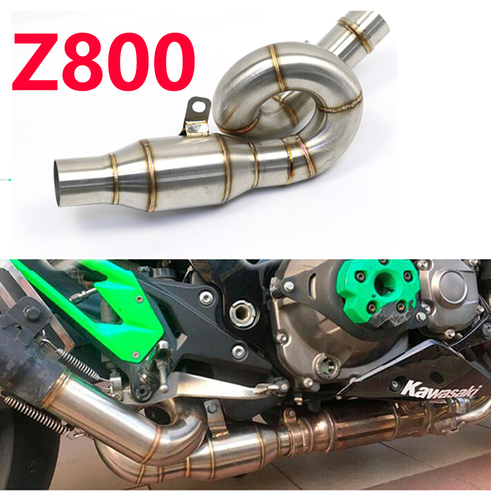 KAWASAKI Z800 Z 800 için CHMotor Slip-on Egzoz Motosiklet Orta