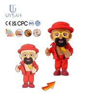 Uyeah OEM/ODM Peluche personnalisée en forme de personnage de dessin animé, garçon ou fille, avec cheveux et vêtements, style idole anime, mignonne et douce