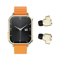 Montre connectée N22 Série 8 avec écouteurs sans fil BT TWS, écouteurs sportifs pour hommes et femmes, montre connectée avec fonction de réponse aux appels