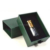 Parfum Attar Oud Arab dalam Botol Kaca Mini dengan Kemasan Kotak Hadiah