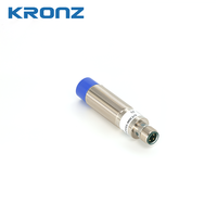 Capteur de proximité inductif Kronz M18*1, distance de détection non encastrée de 16 mm, 10-30 VDC, connecteur M12, sortie PNP NO, IP67, longueur de 79 mm