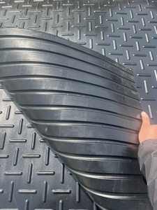 I-Shaped Anti-Slip Rubber Cow Barn <b>Mat</b> Heavy Duty Easy Clean Shock-Absorbing Soft Waterproof Corrosion-Resistant Black Cutting - Product Image 5
