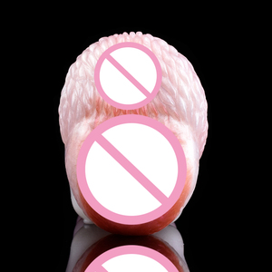 Juguete Sexual Realista de Silicona Suave de Doble Canal, Masturbador Masculino con Versiones Peludas y Sin Pelos, Productos para Adultos - Product Image 2