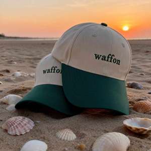 Gorras de Béisbol Unisex de Alta Calidad, Diseño Nuevo, de Dos Tonos, de Algodón, de 6 Paneles, Sin Estructura, con Cierre a Presión, Gorras Deportivas de Golf, Logotipo Personalizado - Product Image 2