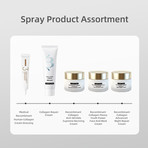 Crème réparatrice de barrière cutanée au collagène recombinant avec vitamine E pour peaux sensibles, hydratation apaisante, soin <span class=keywords><strong>anti</strong></span>-âge, OEM, étiquette privée - Product Image 3