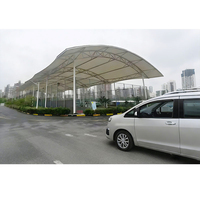 Toit sportif extra large en PVDF, auvent en membrane textile tendue pour stade, terrain de football, terrain de padel, terrain de tennis, aire de jeux extérieure