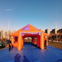 Tente gonflable de luxe de yourte pour des événements d'église et la publicité Structure gonflable durable et élégante