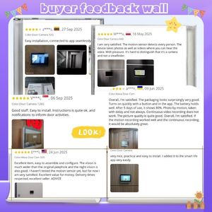 Tuya 4.3 inch kỹ thuật số chuông cửa 3MP tầm nhìn ban đêm không dây mini lổ nhìn trộm máy ảnh an ninh nhà màn hình tầm nhìn ban đêm cửa người xem - Product Image 5