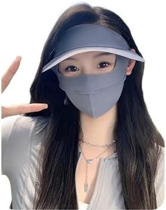 HIGH END Summer Ice Silk Eco-Friendly Nylon <b>Sunscreen</b> Ultraviolet-proof Breathable Customizable Fashion Silk Screen Printed Neck - Product Image 4