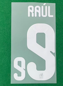 Parches Termoadhesivos con Nombre y Número <span class=keywords><strong>de</strong></span> Raúl Jiménez y Guillermo Ochoa 2026 para Camisetas <span class=keywords><strong>de</strong></span> Fútbol - Product Image 3