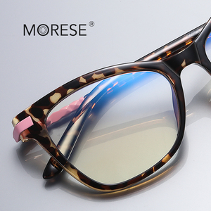 MORESE-Montures de lunettes bleues anti-lumière 2108, nouveau design, TR90, imprimé animal, <span class=keywords><strong>papillon</strong></span>, vêtements quotidiens, verres correcteurs - Product Image 2