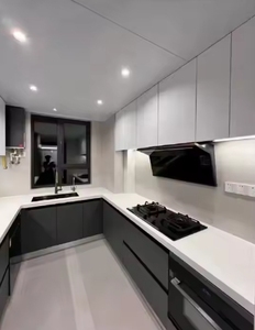 Ensemble de meubles de cuisine modernes sur mesure, armoires de cuisine complètes, design automatique, prix d'usine, armoires de cuisine sur mesure - Product Image 5