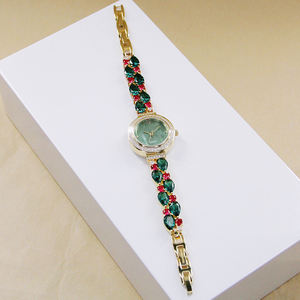 Reloj de Pulsera de Lujo 2024, Oro <span class=keywords><strong>Rosa</strong></span> PVD, Latón, Cuarzo, con Esfera de Cristal, 5mm de Grosor de Caja, Movimiento de Agujas, para Mujer - Product Image 4