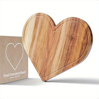 Nuevo Juego de Tablas de Cortar de Madera de Juniper en Forma de Corazón, Tabla de Cortar de Madera, Plato para Servir - Un Gran Regalo para el Día de la Madre
