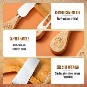 Plateaux <span class=keywords><strong>de</strong></span> charcuterie au <span class=keywords><strong>fromage</strong></span> <span class=keywords><strong>français</strong></span> très demandés avec 4 spatules assorties, <span class=keywords><strong>plateau</strong></span> <span class=keywords><strong>de</strong></span> service en bambou, <span class=keywords><strong>plateau</strong></span> d'apéritif - Product Image 6