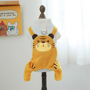 Pet <b>clothes</b> for autumn and winter, small dogs, puppies, happy dogs and <b>cats</b>, warm and comfortable clothing, little tiger - Product Image 4