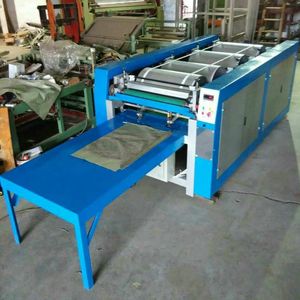 Halbautomat ische 1-5-Farben-Jute-Tasche Plastikpapier-Geschenkbeutel-Herstellungs maschine mit Pizza-Box-Druck Digital - Product Image 5