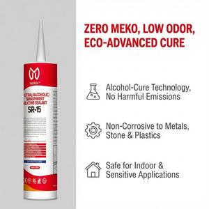 Sellador de Silicona Transparente (Alcoholico) INGADA SR-15 - Product Image 3