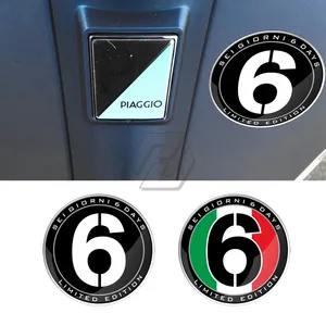 Adesivo Numero 6 per Accessori Scooter <span class=keywords><strong>Vespa</strong></span> Serie 2 Sei Giorni <span class=keywords><strong>GTS</strong></span> <span class=keywords><strong>300</strong></span> 250 300ie Sprint 50 150 - Product Image 3